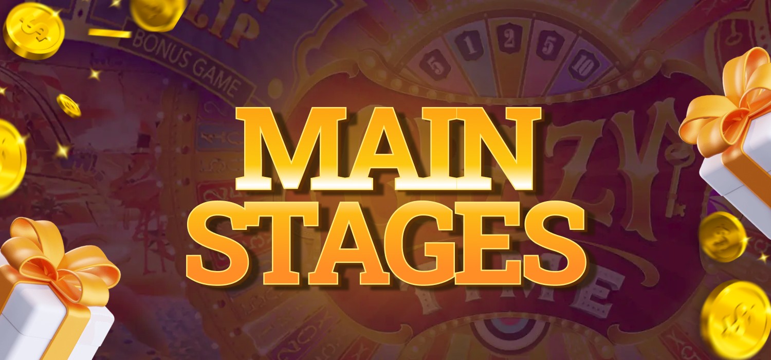 main stages of crazy time
