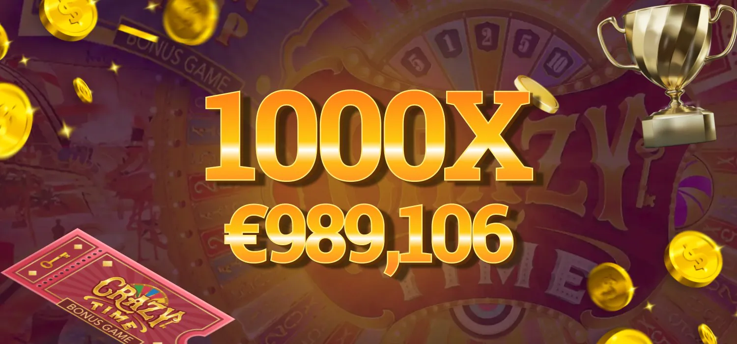1000x crazy time