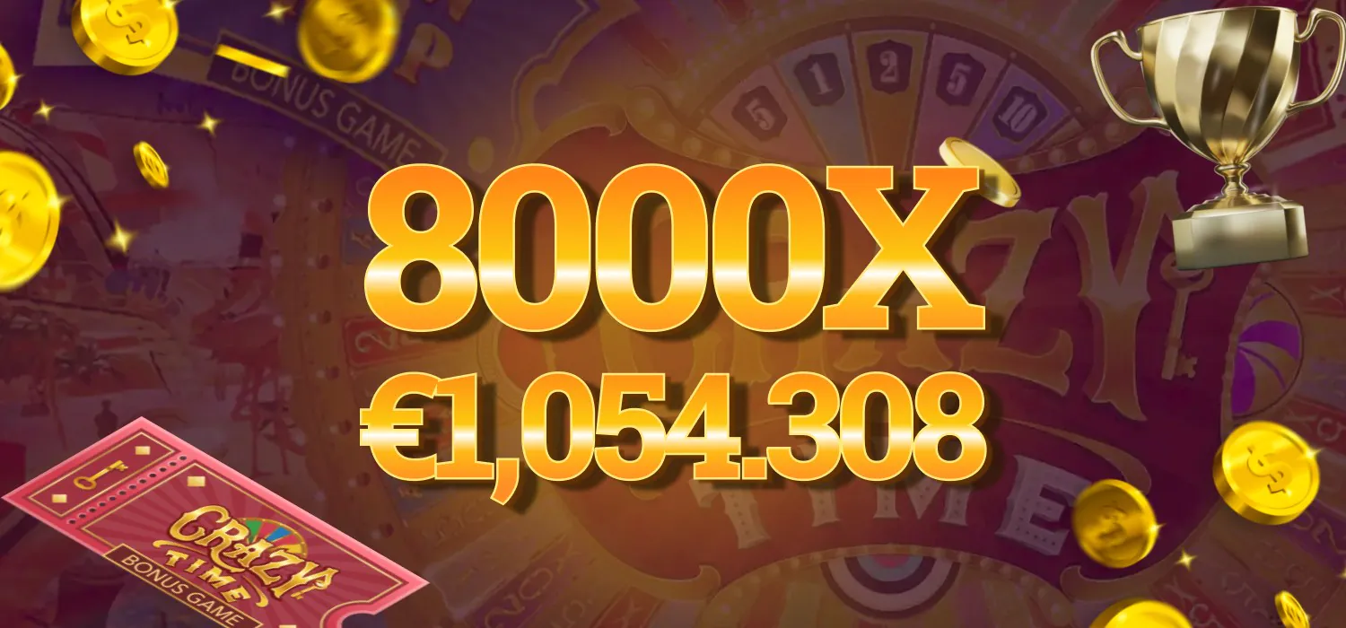 8000x crazy time
