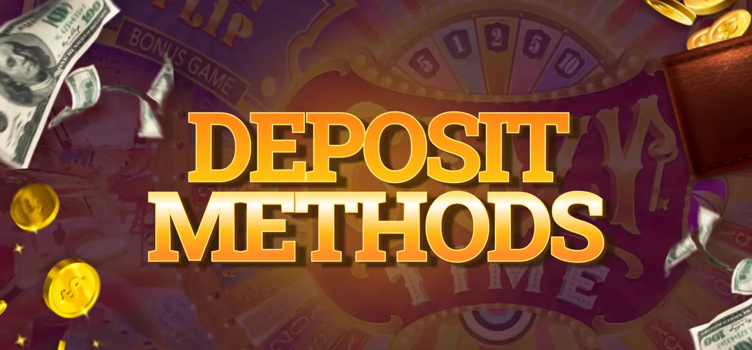 Available payment options for funding your Crazy Time account